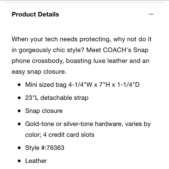 ❌❌ SOLD❌❌ Coach Pouch Crossbody - Picture 7 of 9